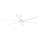 FARO 34206 - Ceiling fan ROTTERDAM XXL white d. 250 cm + remote control