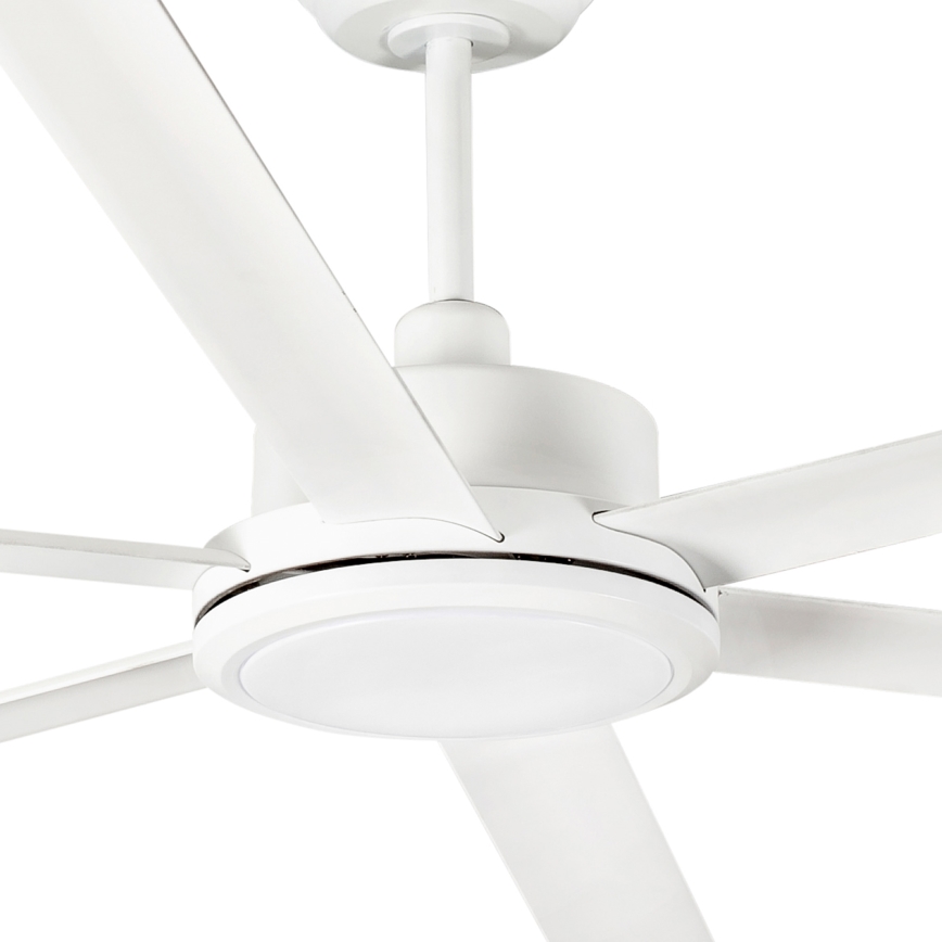FARO 34206 - Ceiling fan ROTTERDAM XXL white d. 250 cm + remote control