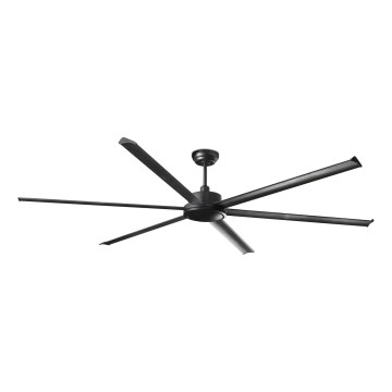 FARO 34207 - Ceiling fan ROTTERDAM XXL black d. 250 cm + remote control