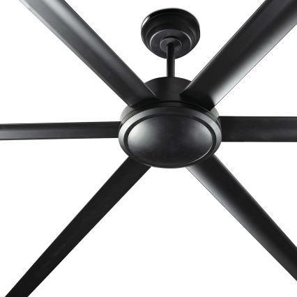 FARO 34207 - Ceiling fan ROTTERDAM XXL black d. 250 cm + remote control
