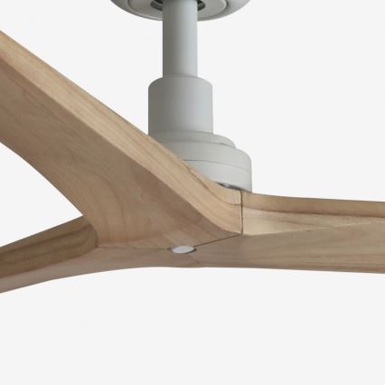 FARO 34280 - Ceiling fan KLIM M brown/white d. 125 cm + remote control