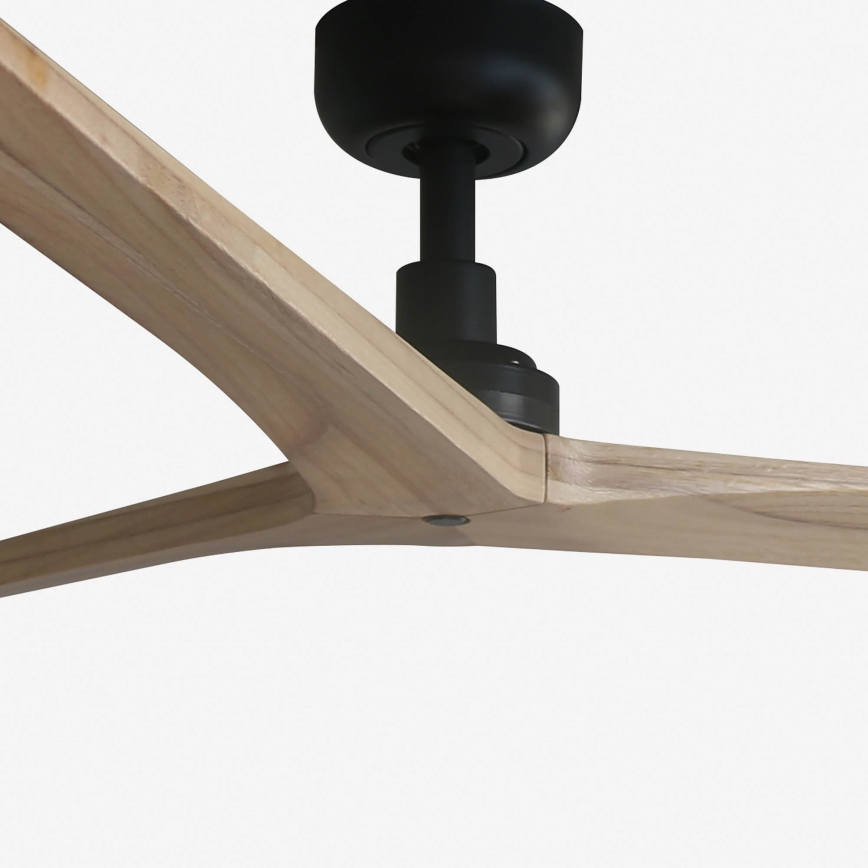 FARO 34282 - Ceiling fan KLIM L brown/black d. 150 cm + remote control