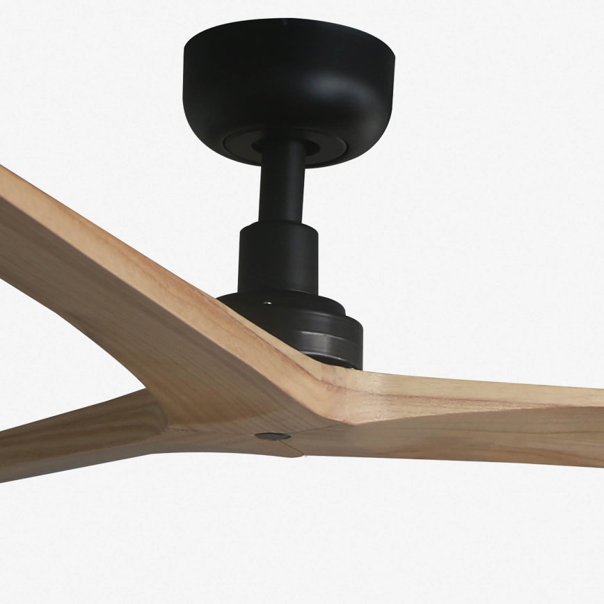 FARO 34283 - Ceiling fan KLIM M brown/black d. 125 cm + remote control