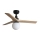FARO 34284-11L - Ceiling fan KLIM S 1xE27/15W/230V wood/black d. 92,5 cm + remote control