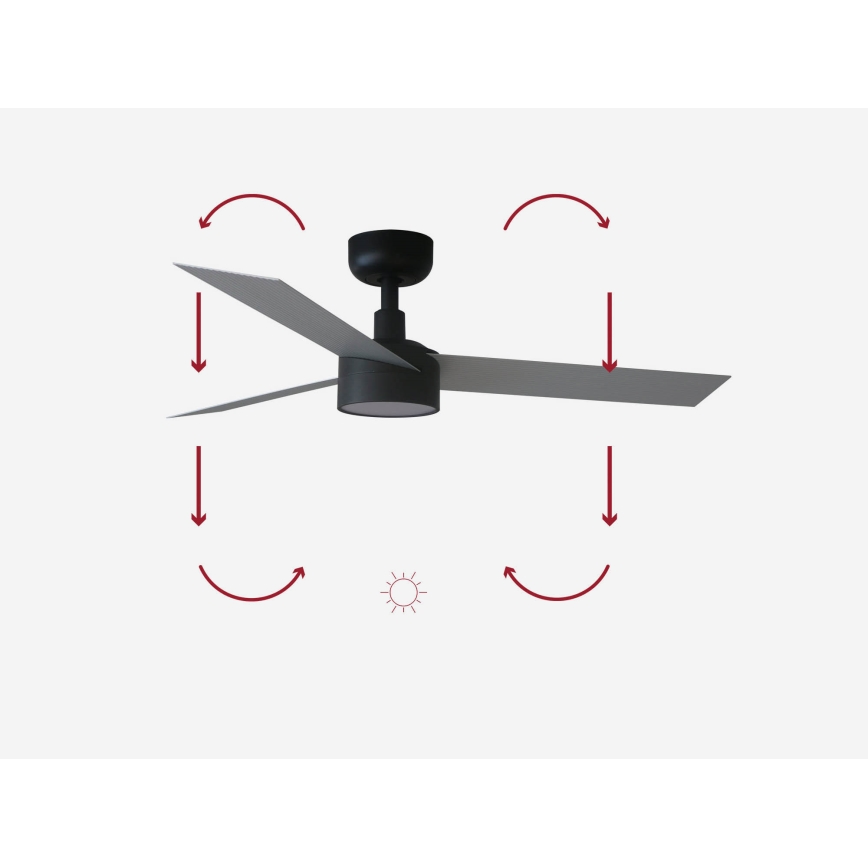 FARO 34285-1TW - LED Dimmable ceiling fan CRUISER S LED/18W/230V 2700/4000/6500K d. 106 cm + remote control