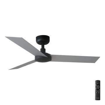 FARO 34285 - Ceiling light CRUISER S black d. 106 cm + remote control