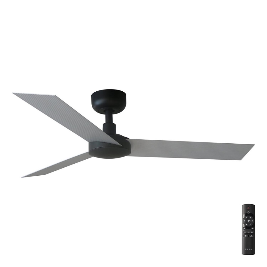 FARO 34285 - Ceiling light CRUISER S black d. 106 cm + remote control