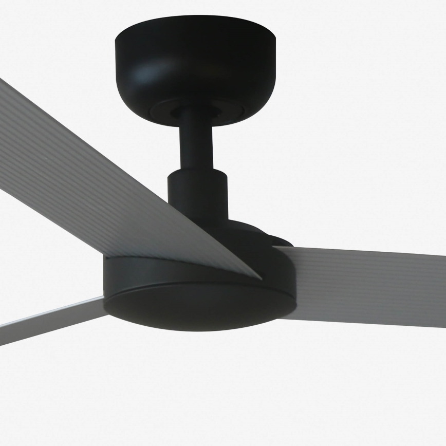 FARO 34286 - Ceiling fan CRUISER L black d. 132 cm + remote control