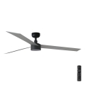 FARO 34287-1TW - LED Dimmable ceiling fan CRUISER XL LED/18W/230V 2700/4000/6500K d. 160 cm black/grey + remote control