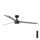 FARO 34287-1TW - LED Dimmable ceiling fan CRUISER XL LED/18W/230V 2700/4000/6500K d. 160 cm black/grey + remote control