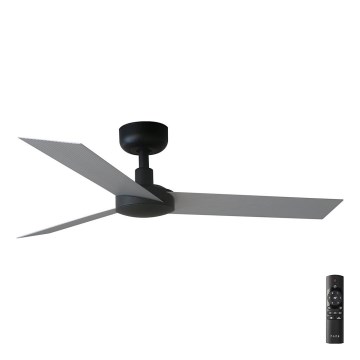 FARO 34287 - Ceiling fan CRUISER XL black d. 160 cm + remote control