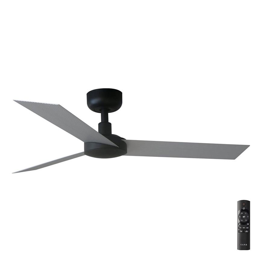 FARO 34287 - Ceiling fan CRUISER XL black d. 160 cm + remote control