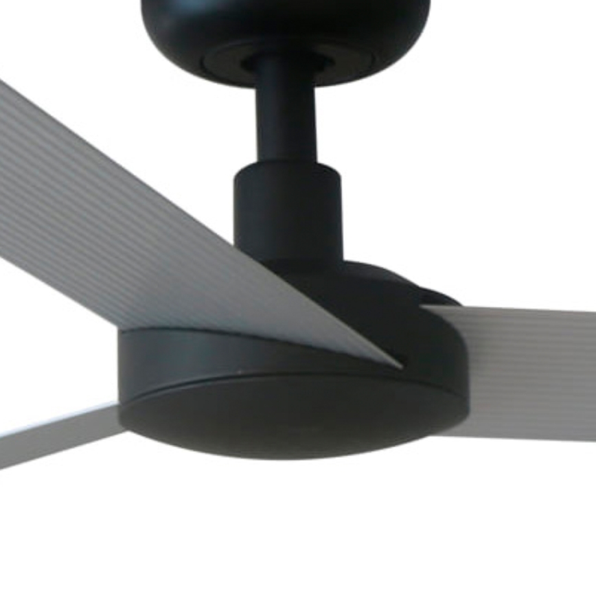 FARO 34287 - Ceiling fan CRUISER XL black d. 160 cm + remote control