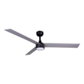 FARO 342871S - LED Dimmable ceiling fan CRUISER XL LED/18W/230V 2700/3000/4000K Ø 160 cm grey/black + remote control