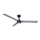 FARO 342871S - LED Dimmable ceiling fan CRUISER XL LED/18W/230V 2700/3000/4000K Ø 160 cm grey/black + remote control