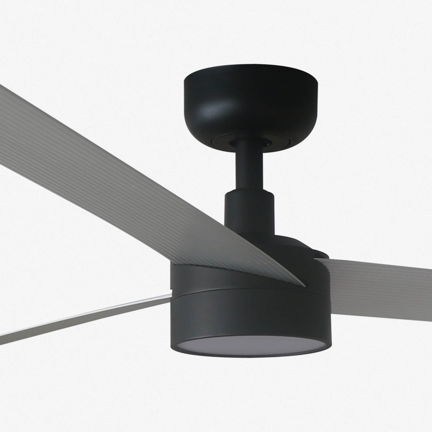 FARO 34287WT1S - LED Dimmable Ceiling Fan CRUISER XL LED/18W/230V, 2700/3000/4000K, Ø160 cm Grey/Black Wi‑Fi Tuya + Remote Control