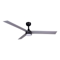 FARO 34287WT1S - LED Dimmable Ceiling Fan CRUISER XL LED/18W/230V, 2700/3000/4000K, Ø160 cm Grey/Black Wi‑Fi Tuya + Remote Control