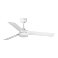 FARO 34288WT1S - CRUISER S LED dimmable ceiling fan with 18W LED, 230V, 2700/3000/4000K, Ø 106 cm, white, Tuya Wi-Fi + remote control
