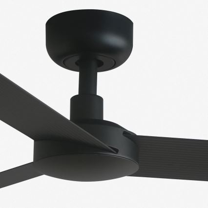 FARO 34289WP - Ceiling fan CRUISER S black d. 106 cm SMART + remote control