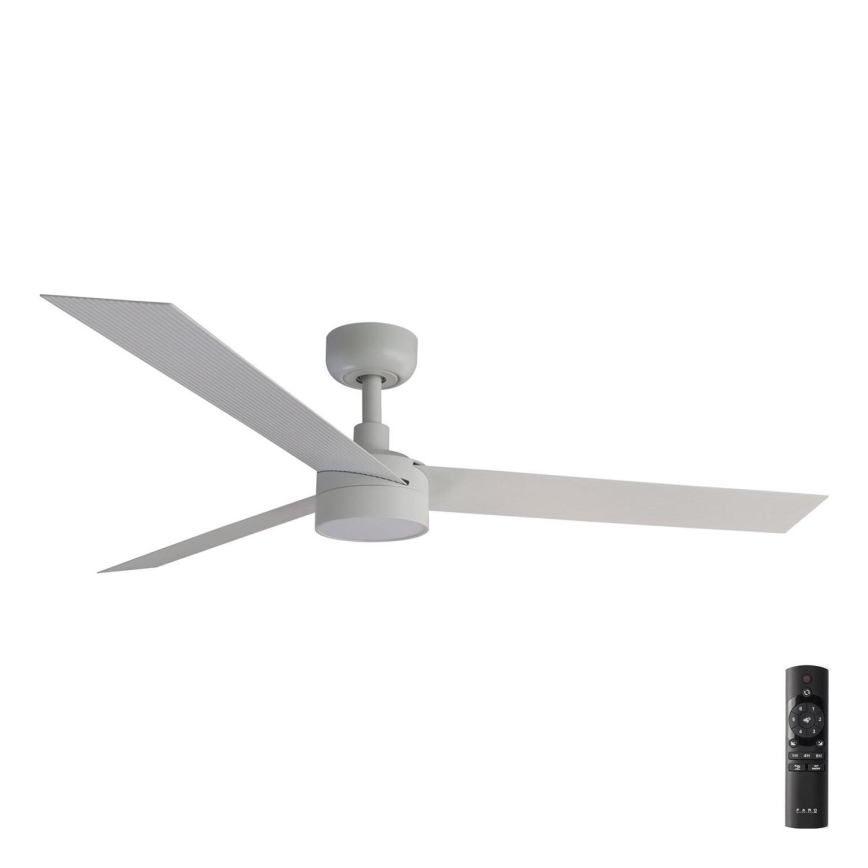 FARO 34290-1TW - LED Dimmable fan CRUISER LED/20W/230V 2700/4000/6500K d. 132 cm white + remote control