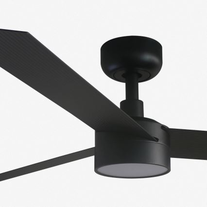 FARO 34291-1TW - CRUISER LED Dimmable Ceiling Fan, 20 W, 230 V, selectable 2700/3000/4000 K, Ø 132 cm, Black + Remote Control