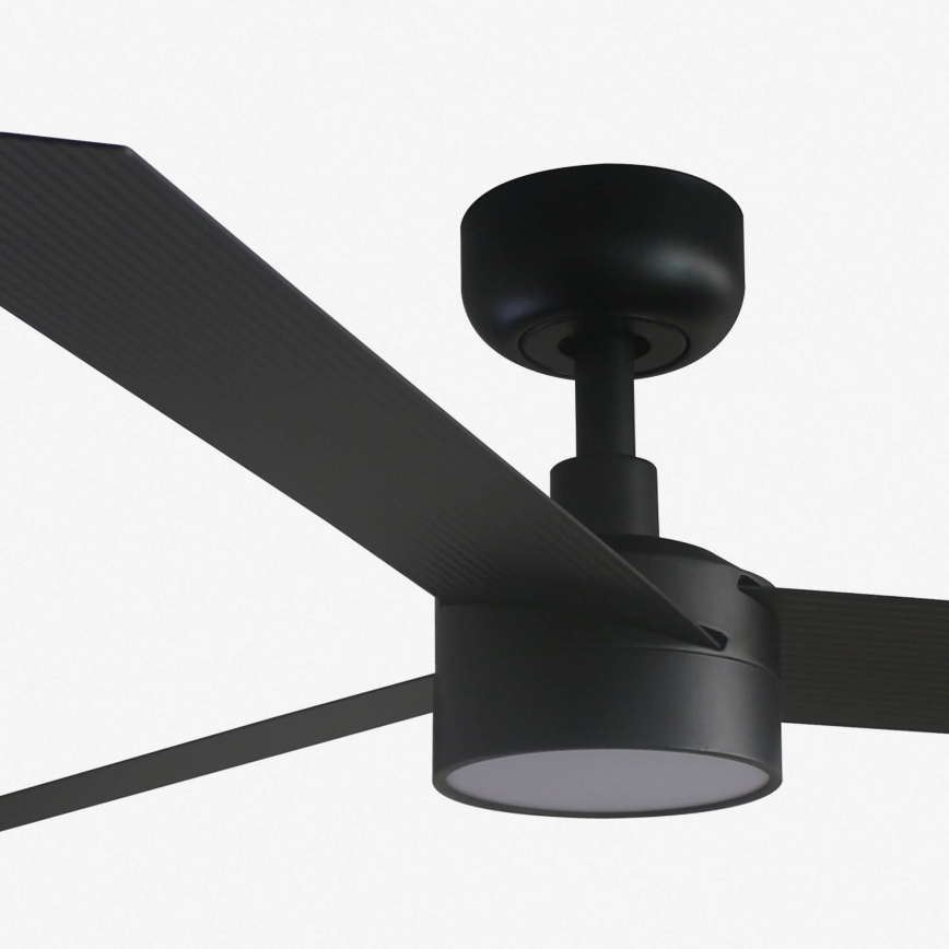 FARO 34291-1TW - CRUISER LED Dimmable Ceiling Fan, 20 W, 230 V, selectable 2700/3000/4000 K, Ø 132 cm, Black + Remote Control