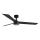 FARO 34291WT1S - LED Dimmable Ceiling Fan CRUISER L LED/18W/230V 2700/3000/4000K Ø 132 cm Black Tuya Wi‑Fi + Remote Control