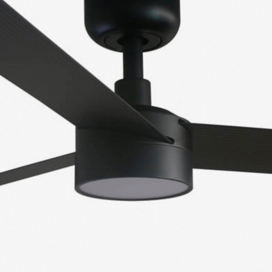 FARO 34291WT1S - LED Dimmable Ceiling Fan CRUISER L LED/18W/230V 2700/3000/4000K Ø 132 cm Black Tuya Wi‑Fi + Remote Control
