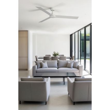 FARO 34292WP - Ceiling fan CRUISER XL white d. 160 cm SMART + remote control