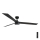FARO 34293-1TW - CRUISER XL LED Dimmable Ceiling Fan LED/18W/230V 2700/3000/4000K Ø 160 cm Black + Remote Control
