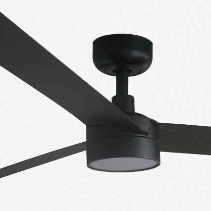 FARO 34293-1TW - LED Dimmable ceiling fan CRUISER XL LED/18W/230V 2700/4000/6500K d. 160 cm black + remote control