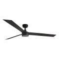 FARO 34293WT1S - CRUISER XL Dimmable LED Ceiling Fan LED/18W/230V 2700/3000/4000K Ø160 cm Black Tuya Wi‑Fi + Remote Control