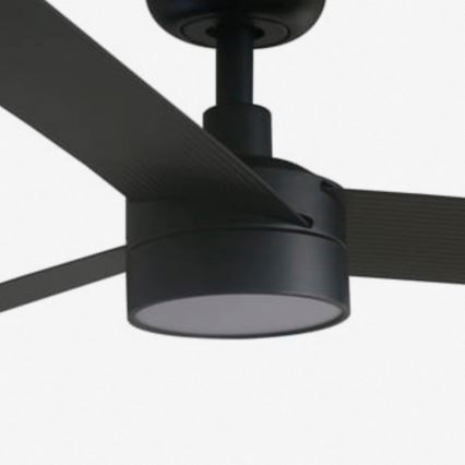 FARO 34293WT1S - CRUISER XL Dimmable LED Ceiling Fan LED/18W/230V 2700/3000/4000K Ø160 cm Black Tuya Wi‑Fi + Remote Control