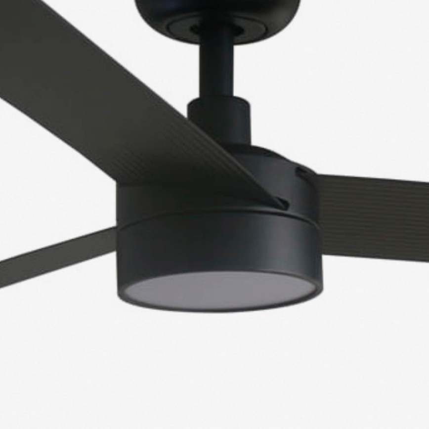 FARO 34293WT1S - CRUISER XL Dimmable LED Ceiling Fan LED/18W/230V 2700/3000/4000K Ø160 cm Black Tuya Wi‑Fi + Remote Control