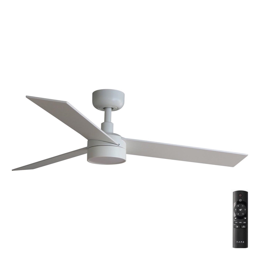 FARO 34295-1TW - LED Dimmable ceiling fan RUDDER S LED/18W/230V 2700/4000/6500K d. 106 cm white + remote control