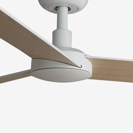 FARO 34295WT - Ceiling fan RUDDER S white/beige d. 106 cm Wi-Fi Tuya + remote control
