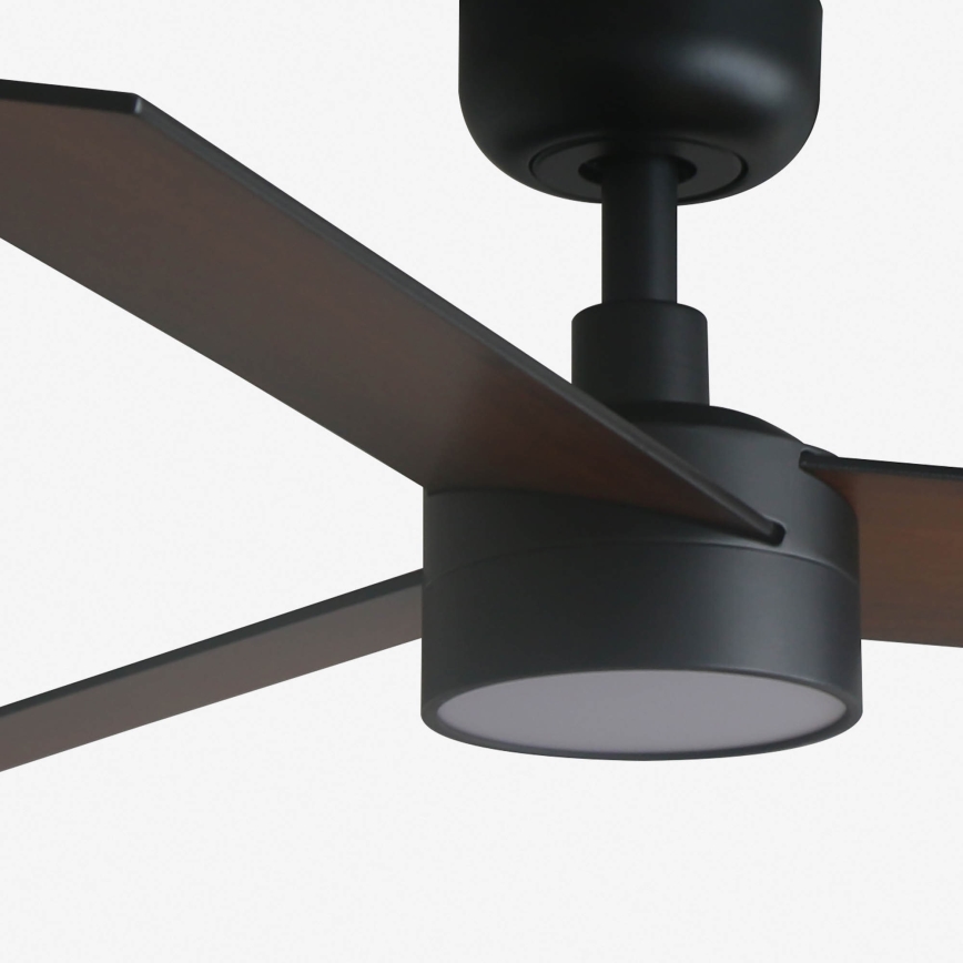 FARO 34296-1TW - LED Dimmable Ceiling Fan RUDDER S with LED/18W/230V, 2700/3000/4000K, 106 cm diameter, Black + Remote Control