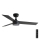 FARO 34296-1TW - LED Dimmable Ceiling Fan RUDDER S with LED/18W/230V, 2700/3000/4000K, 106 cm diameter, Black + Remote Control