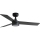 FARO 34296WT-1TW - LED Dimmable ceiling fan RUDDER S LED/18W/230V 2700/4350/6000K black/brown d. 106 cm Wi-Fi Tuya + remote control