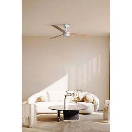 FARO 34297-1TW - RUDDER L Dimmable LED Fan LED/20W/230V 2700/3000/4000K Ø 132 cm + Remote Control