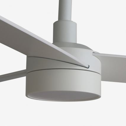 FARO 34297WT-1TW - LED Dimmable ceiling fan RUDDER L LED/18W/230V 2700/4350/6000K white d. 132 cm Wi-Fi Tuya + remote control