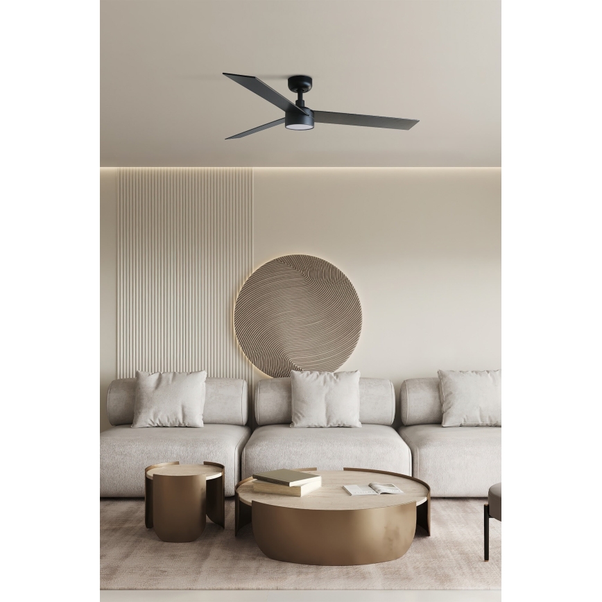 FARO 34298-1TW - LED Dimmable fan RUDDER L LED/20W/230V 2700/4000/6500K d. 132 cm + remote control