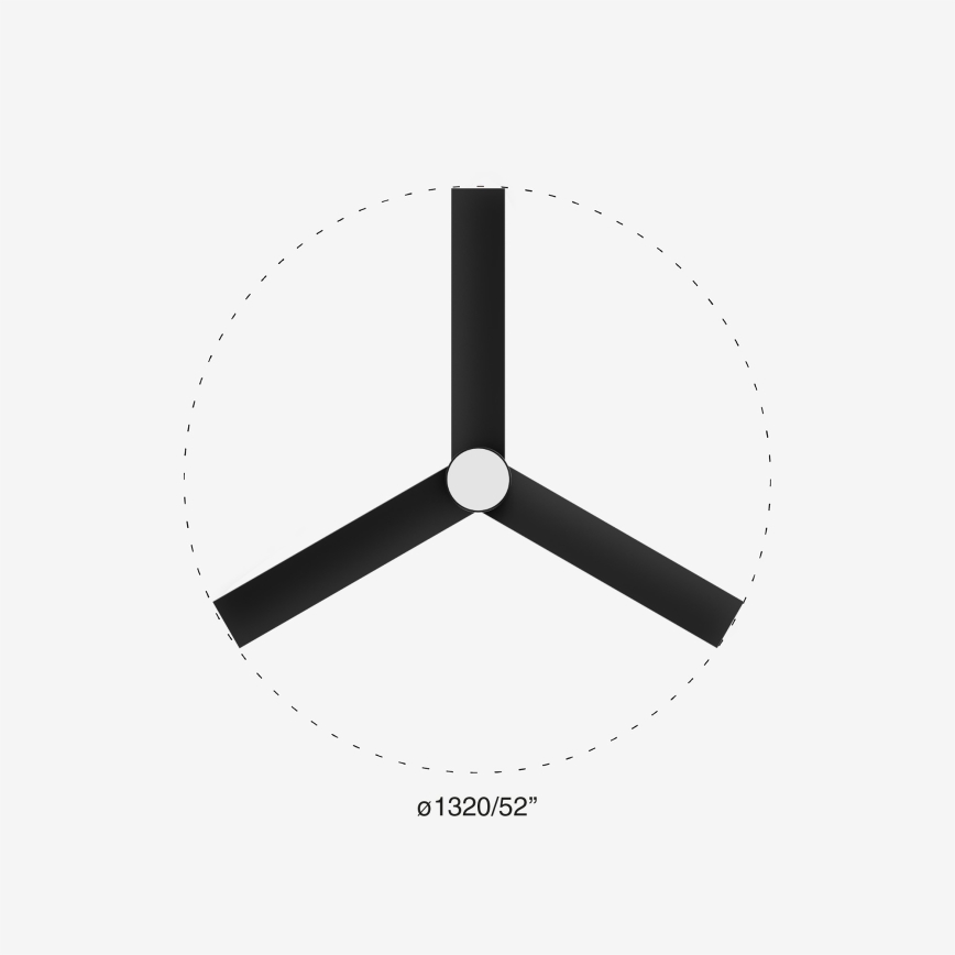 FARO 34298-1TW - LED Dimmable fan RUDDER L LED/20W/230V 2700/4000/6500K d. 132 cm + remote control