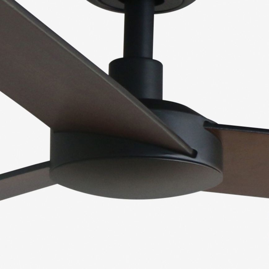 FARO 34298WP - Ceiling fan RUDDER L black d. 132 cm SMART + remote control