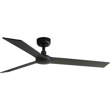 FARO 34298WT - Ceiling fan RUDDER L black/wenge d. 132 cm Wi-Fi Tuya + remote control