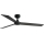 FARO 34298WT - Ceiling fan RUDDER L black/wenge d. 132 cm Wi-Fi Tuya + remote control