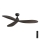 FARO 34301 - Ceiling fan PALMA brown d. 129 cm IP44 + remote control