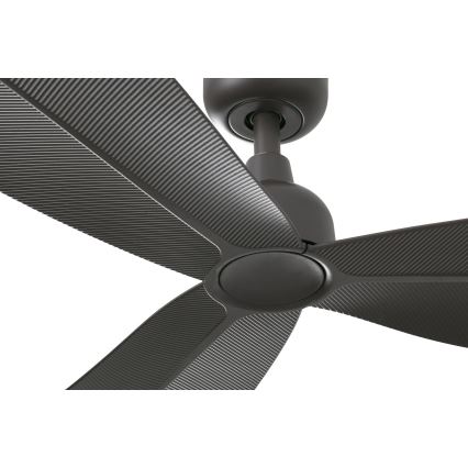 FARO 34301 - Ceiling fan PALMA brown d. 129 cm IP44 + remote control