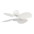 FARO 34315SWT - LED dimmable ceiling fan KLOVER S LED/20W/230V 2700/3000/4000K Ø 80 cm white Tuya Wi‑Fi + remote control