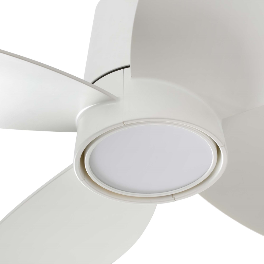 FARO 34315WT - LED Dimmable ceiling fan KLOVER TUB S LED/20W/230V 2700/4000/6500K white d. 80 cm Wi-Fi Tuya + remote control
